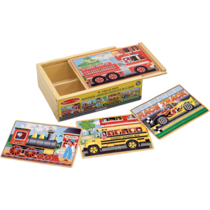 Melissa & Doug – Puzzles Box: Vehicles