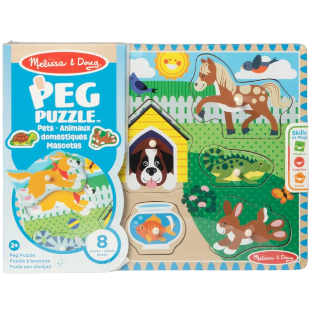 Melissa Doug Peg PuzzlePets