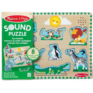 Melissa + Doug – Sound Puzzle: Zoo Animals