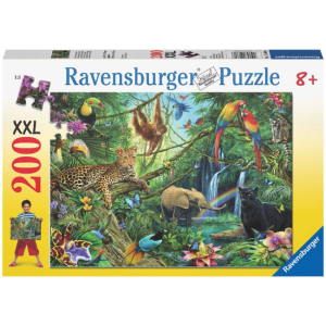 Ravensburger - 200 Piece Puzzle: Animals in the Jungle