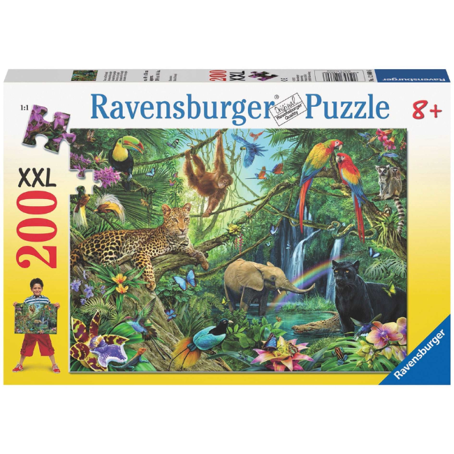 Ravensburger - 200 Piece Puzzle_ Animals in the Jungle