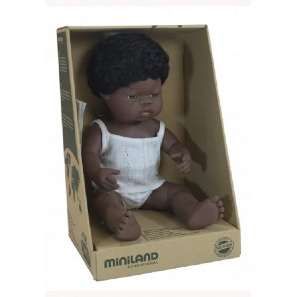 miniland - 38cm african boy
