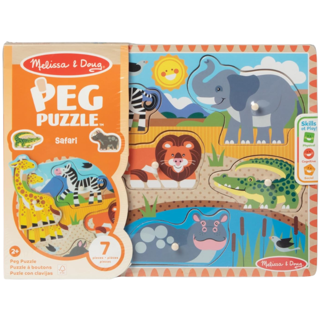 Melissa Doug Peg Puzzle safari Melissa Doug Peg Puzzle safari