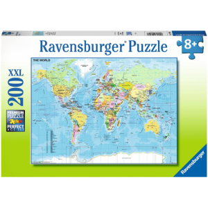 Ravensburger - 200 Piece Puzzle: Map of the World