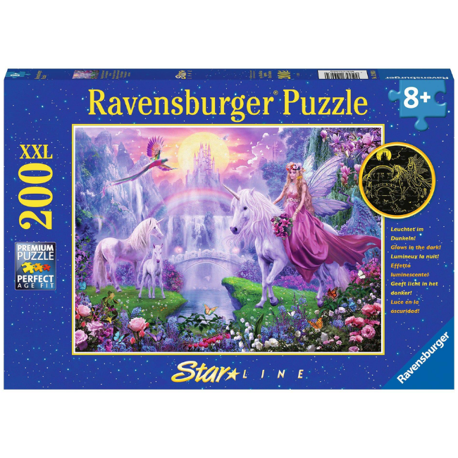 Ravensburger - Unicorn Kingdom Puzzle 200 Pieces Ravensburger - Unicorn Kingdom Puzzle 200 Pieces