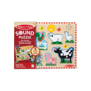 Melissa + Doug – Sound Puzzle: Farm Animals