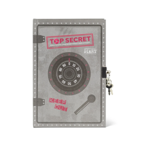 Tiger Tribe - Lockable Diary: Top Secret