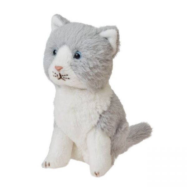 cuddlimals - griffin grey cat seated