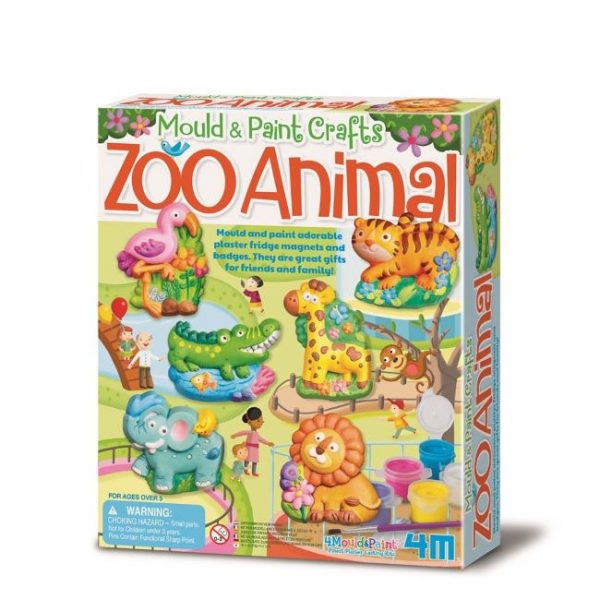 4M - MOULD & PAINT - ZOO ANIMAL