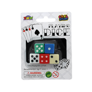 Games - Playing Dice: 5 Pack