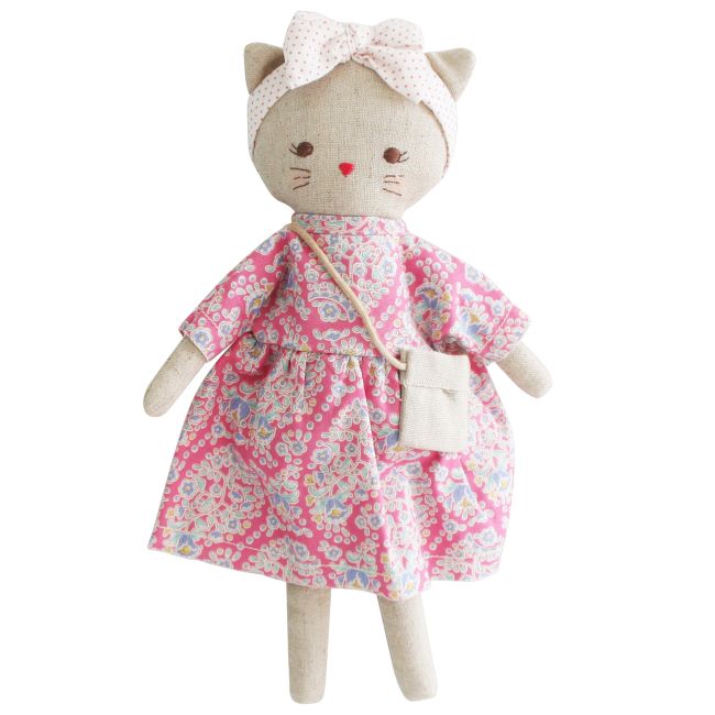 alimrose - Mini Lilly Kitty 26cm Pink Floral
