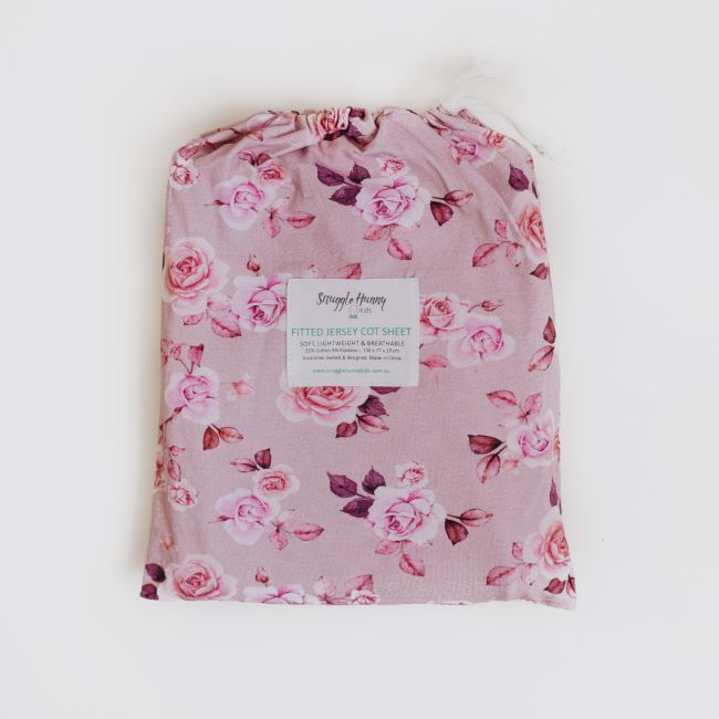 blossom fitted cot sheet 1