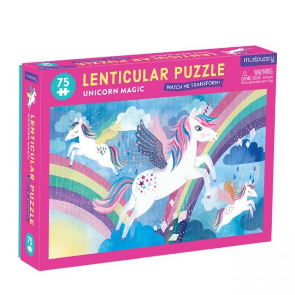 Mudpuppy 75 Pc Puzzle – Lenticular Unicorn