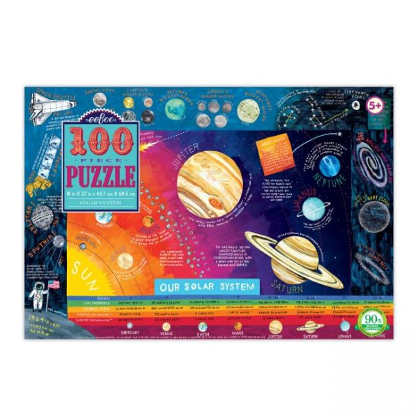 eeBoo 100 Pc Puzzle – Solar System