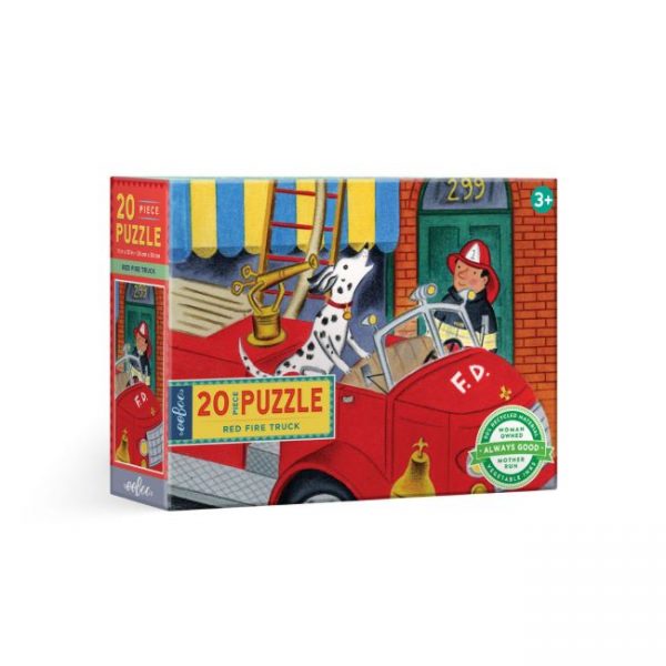 eeBoo 20 Pc Puzzle – Red Fire Truck