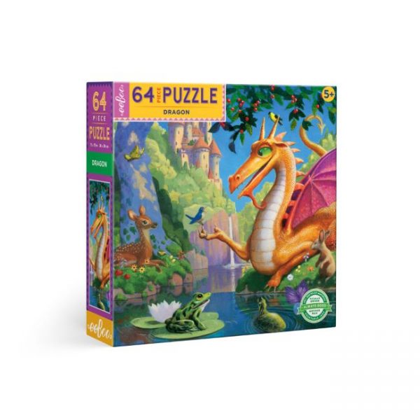 eeBoo 64 Pc Puzzle – Dragon