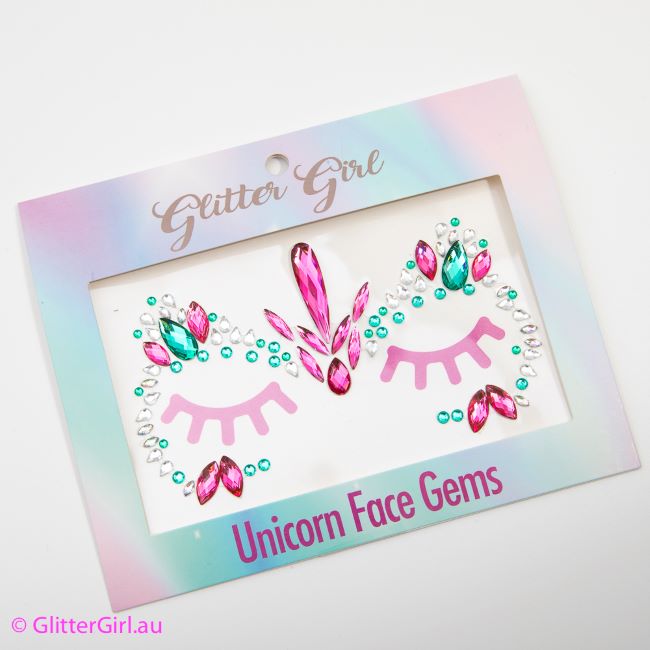 Glitter Girl – Face Gems Unicorn Power