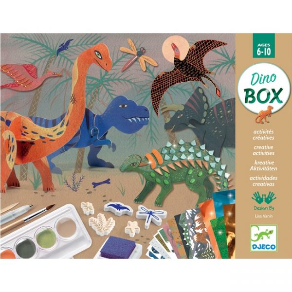 djeco - The World of Dinosaurs Multi Craft Box Kit