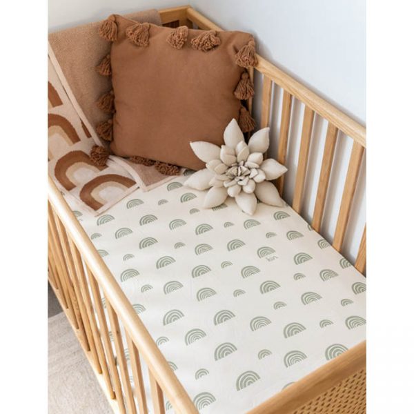 ivory and sage cot