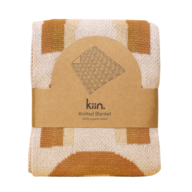 kiin - Organic Cotton Knitted Blanket (3) kiin - Organic Cotton Knitted Blanket (3)