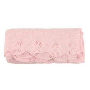 Bebe - Pointelle Blanket: Pink