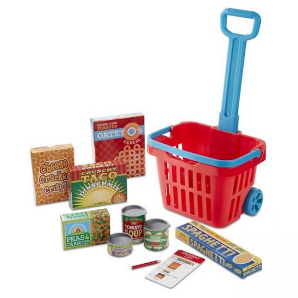 Melissa & Doug - fill and roll grocery basket