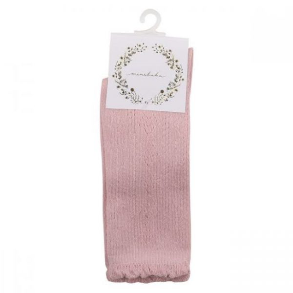 bebe - dusty pink knee highs