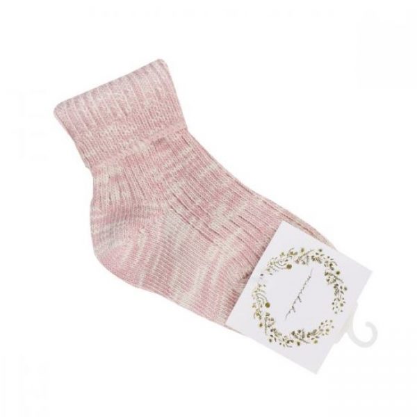bebe - pink twist short socks