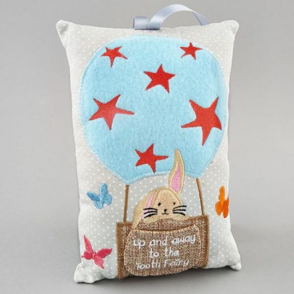 floss and rock - tooth pillow up and away