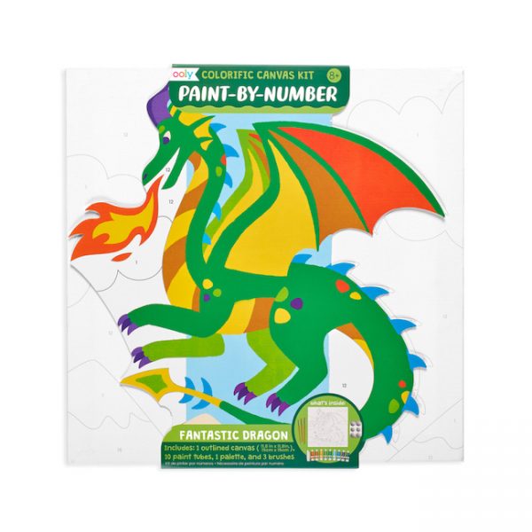 ooly paint by numbers dragon