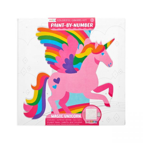 ooly paint by numbers unicorn 3