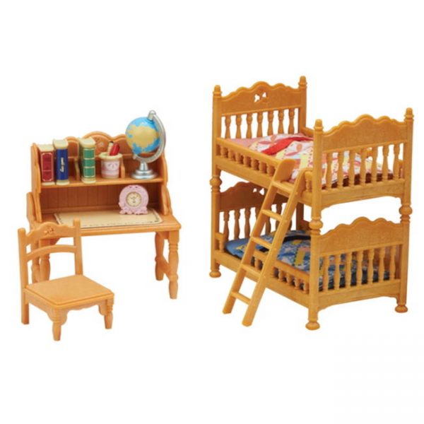 sylvanian families childrens bedroom set