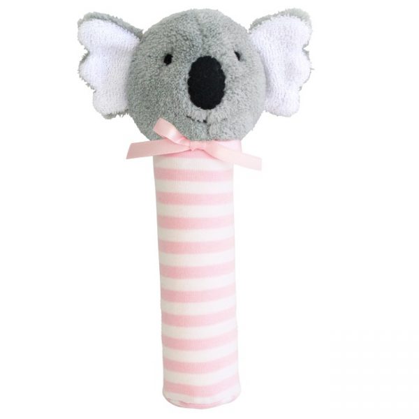 alimrose - Koala Squeaker Pink Stripe