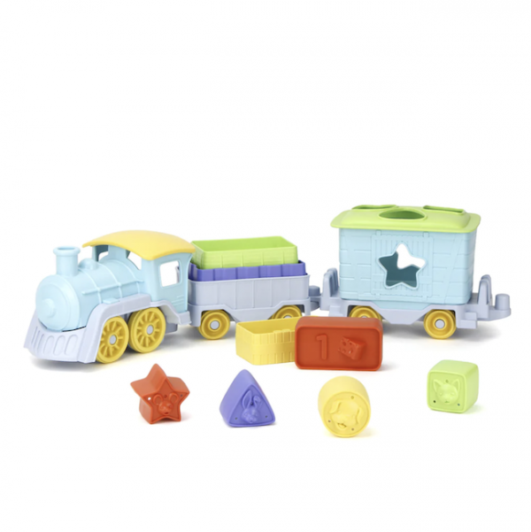green toys stack and sort train 2