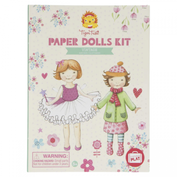 tiger tribe - paper dolls kit