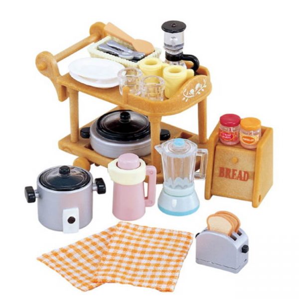 sylvanian families cookware set