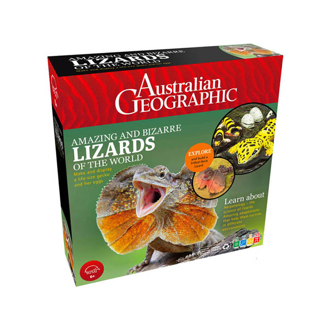 australian geographic lizards of the world