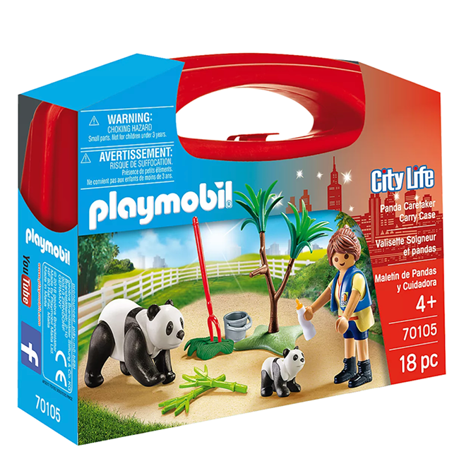 playmobil panda caretaker