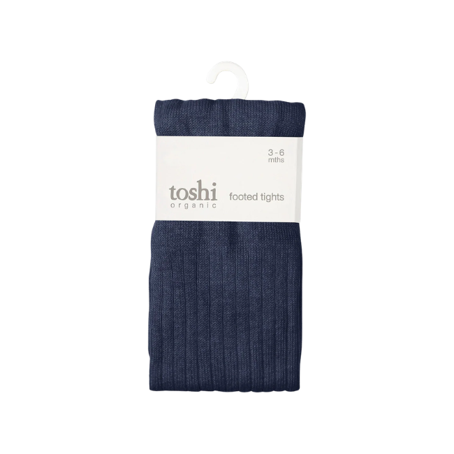 Toshi - Organic Dreamtime Footed Tights Ink Toshi - Organic Dreamtime Footed Tights Ink