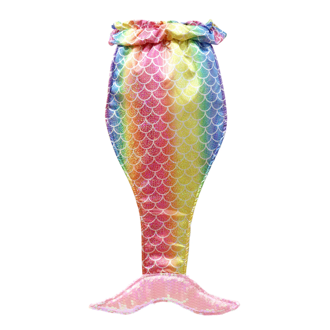 Pink Poppy – Rainbow Fantasy Mermaid Tail | Little Knick Knacks