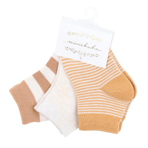 Minihaha - 3 Pack Socks: Mixed Neutrals