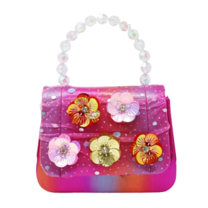 Pink Poppy - Hard Handbag: Floral