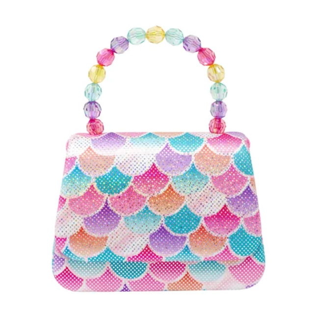 pink poppy hard handbag Mermaid Shimmer Magic baj178