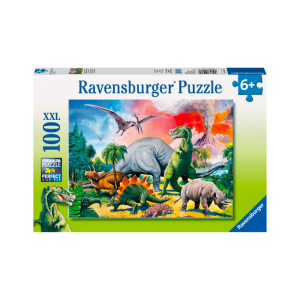 Ravensburger - 100 Piece Puzzle: Among the Dinosaurs