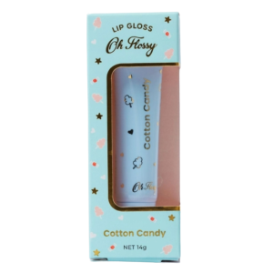 Oh Flossy - Natural Lip Gloss: Cotton Candy