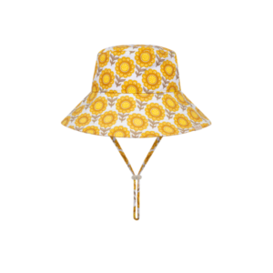 Millymook - Wide Brim Hat: Manoora Yellow