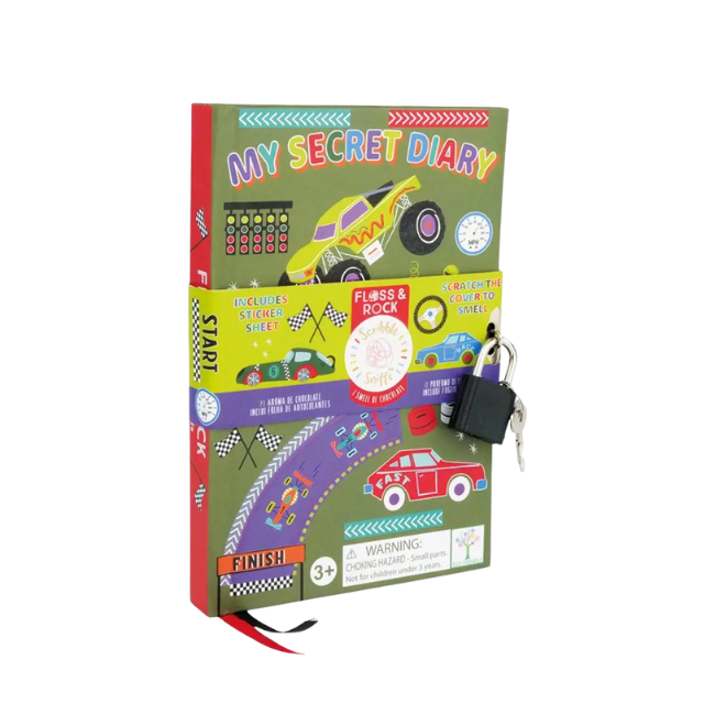 Floss + Rock Scented Secret Diary Cars Floss + Rock Scented Secret Diary Cars