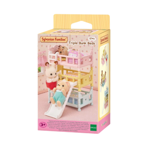 Sylvanian Families - Triple Bunk Beds with Slide
