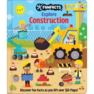 Lake Press - FunFacts Lift the Flap Board Book: Explore Construction