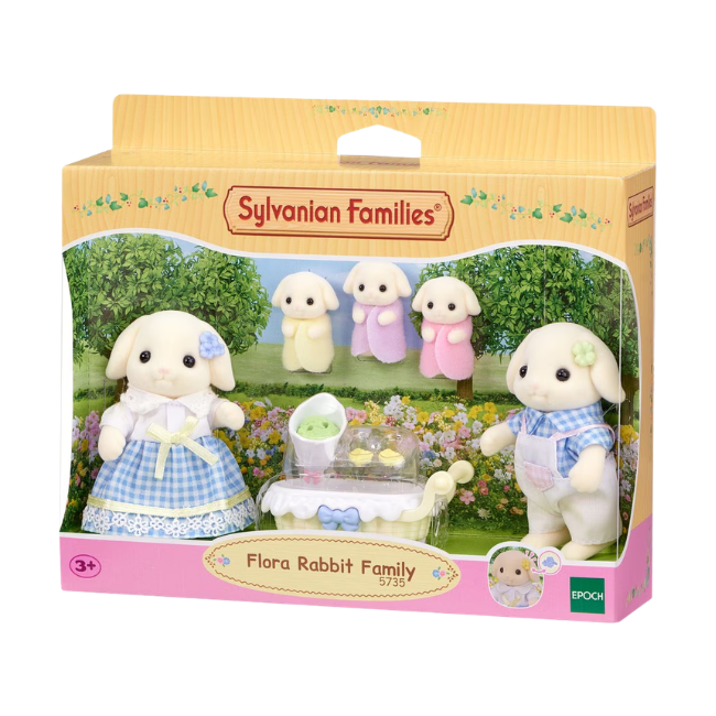 Sylvanian Families - Flora Rabbit Family Sylvanian Families - Flora Rabbit Family